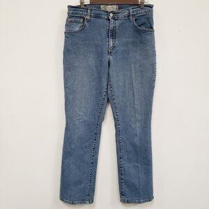Levis Womens‎ 550 Classic Relaxed Bootcut Y2K Jeans Size 14 Blue Capsule Stretch